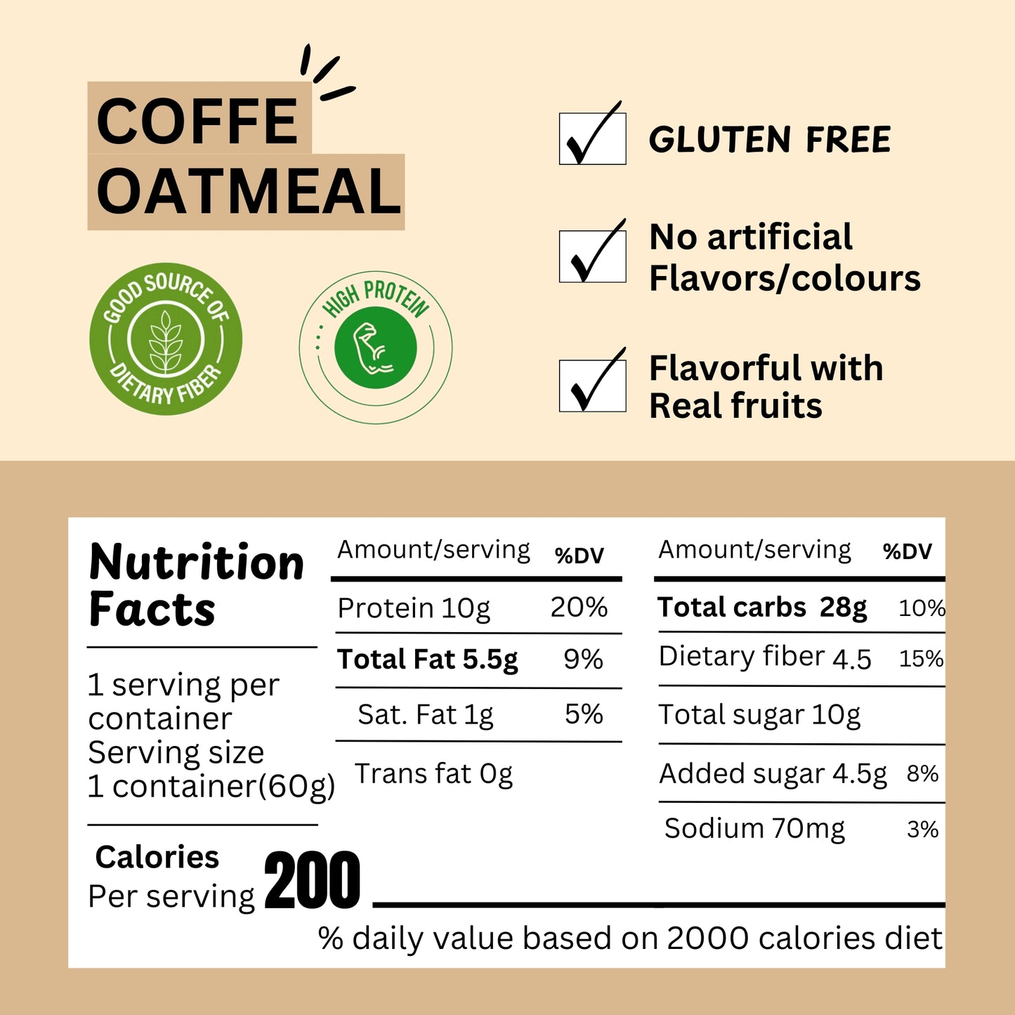 coffee oatmeal My Store