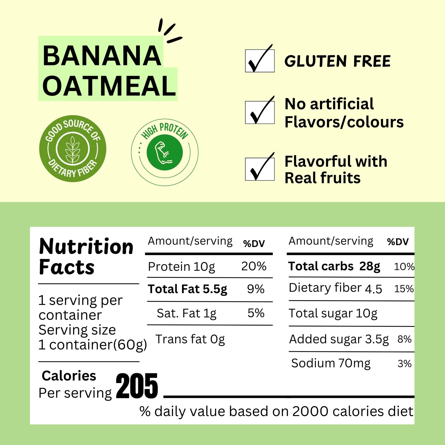 Banana oatmeal My Store