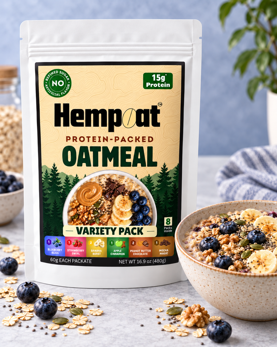 Hempoat varirty pack oatmeal