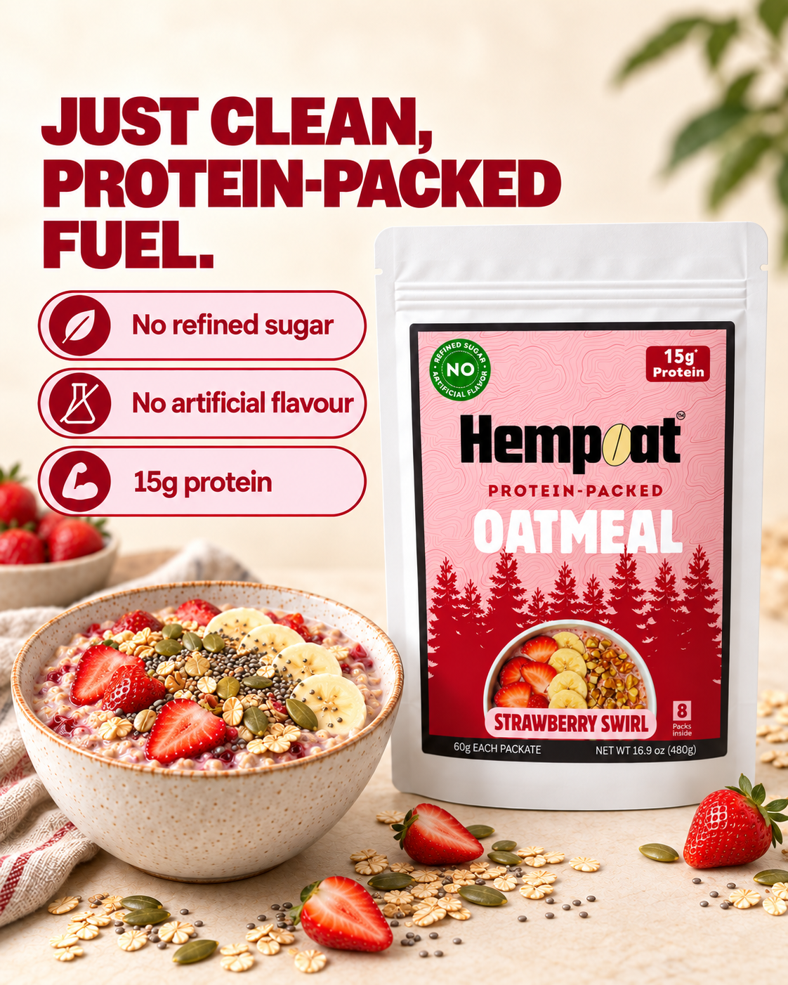 strawberry oatmeal